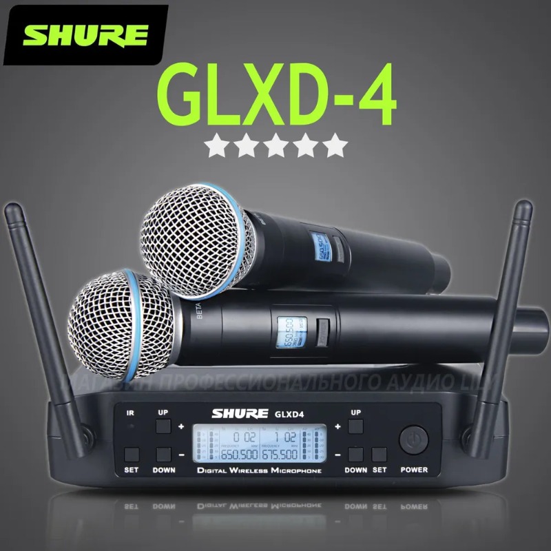 Shure GLXD4 BETA 58A Professio - đánh giá và giá Shure Mic Sm58